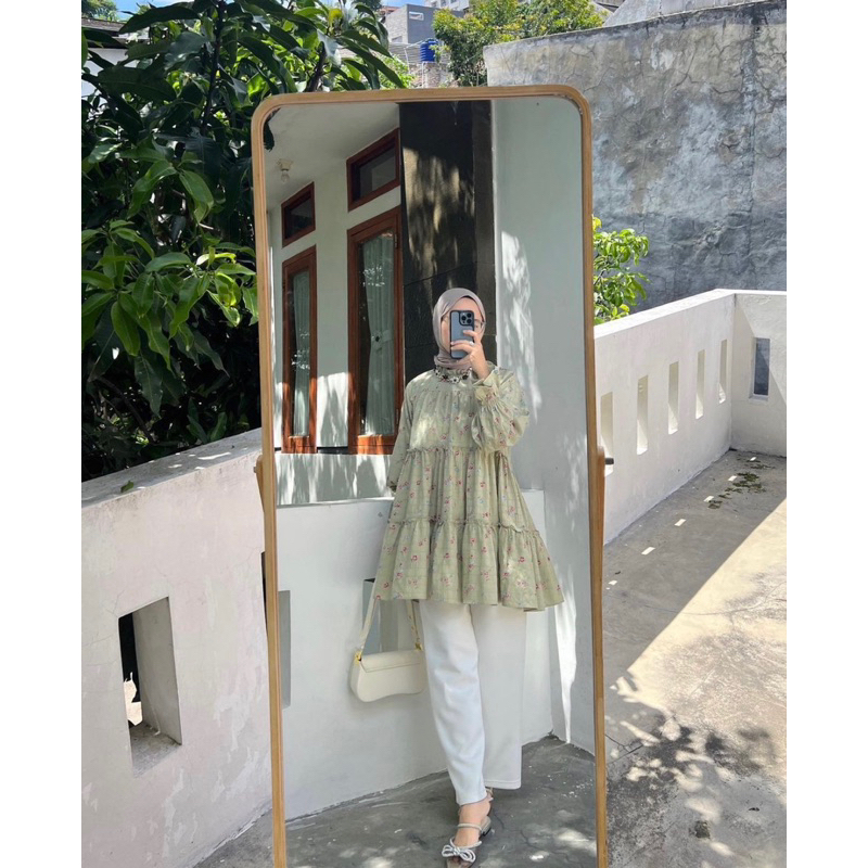 RAISA TUNIK CRINKLE MOTIF