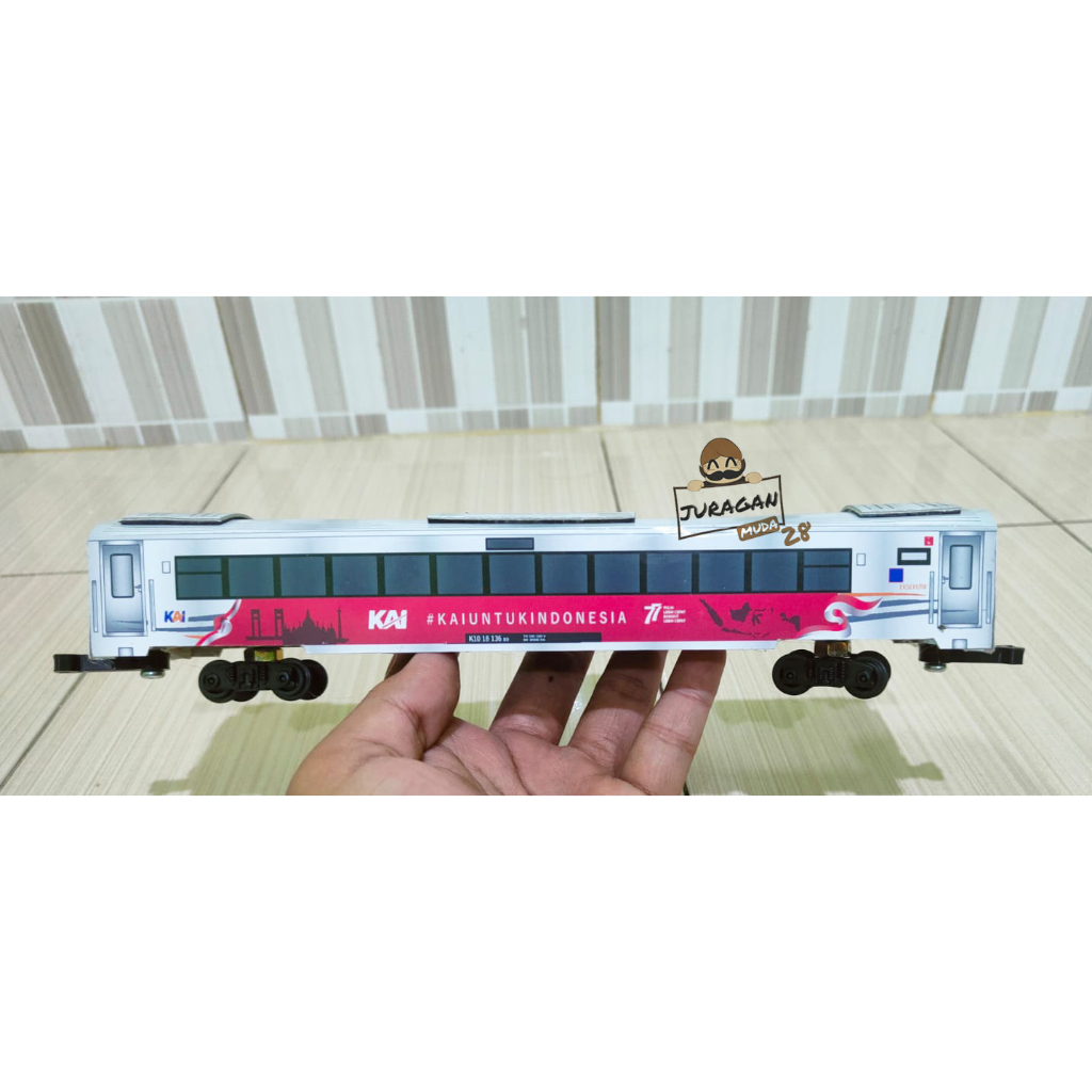 Miniatur Kereta Api Gerbong HUT RI 77 Murah