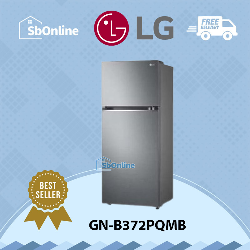 LG Kulkas 2 Pintu Kapasitas 375 Liter Smart Inverter GN-B372PQMB