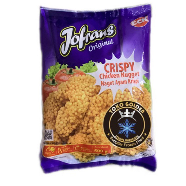 

jofrans chicken nugget crispy 500gr / naget ayam