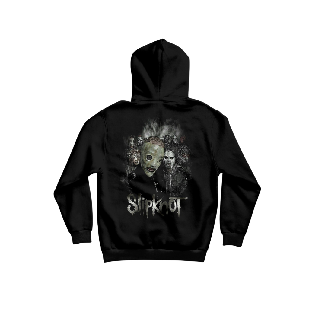 Hoodie Distro Aesthetic Pria Wanita Sweater Hoodie Hardcore Hoodie Band Metal  - Slipknot