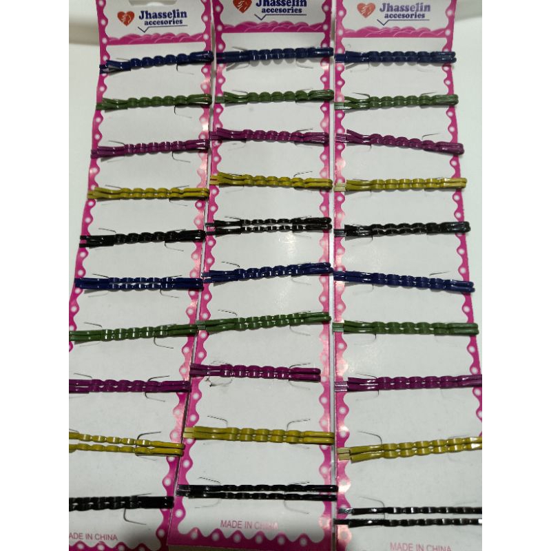 jepit lidi warna isi 10 pasang 1 papan