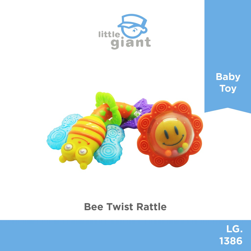 Little Giant Chime Rattle (new color)/ Little Giant Bee Twist Rattle