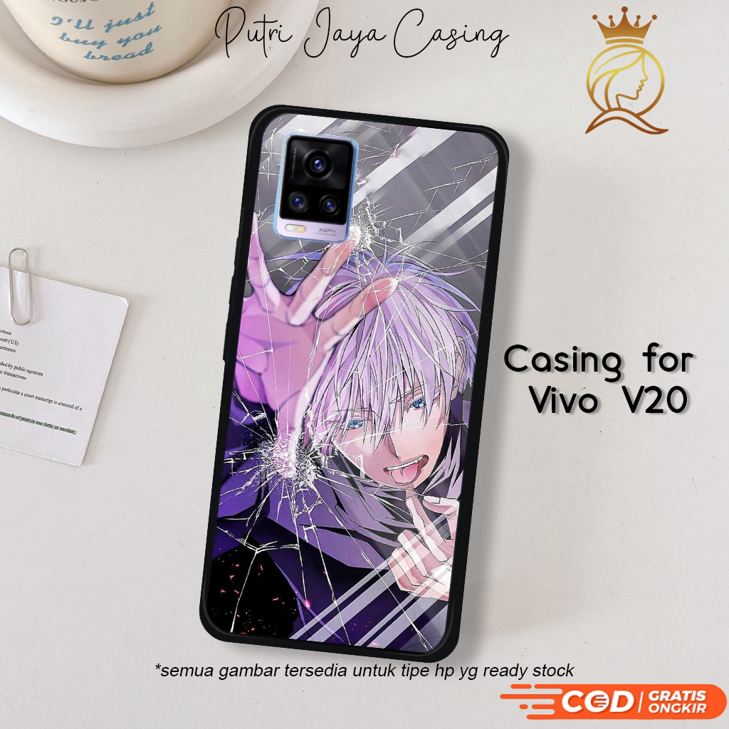 Casing Vivo V20 Terbaru AnimeGojo03 Case V20 Hardcase Softcase Glossy Kesing Terlaris PutriJayaCase