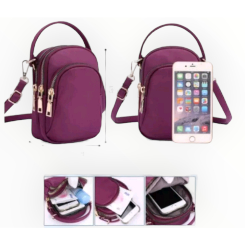 DAEYBAG_STORE Tas Chibao Mini Tas Selempang Wanita mini tas hp tas jinjing Stylish cibau saku polos Fashion Wanita Tas Korea