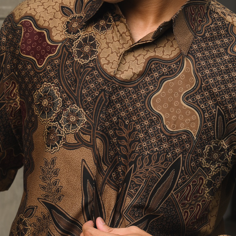 Batik Ayman - RAHARDIAN GOLD | Kemeja Batik Pria Katun Solo Halus