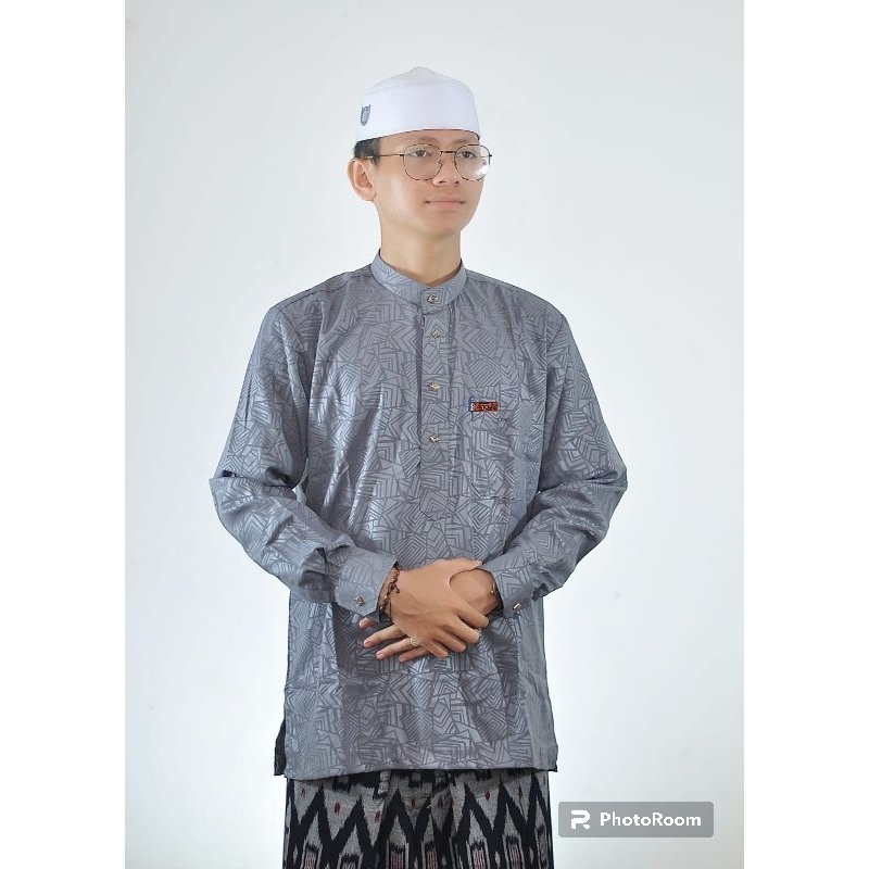 KOKO KURTA AMMU / KOKO SANTRI LENGAN PANJANG / baju atasan muslim