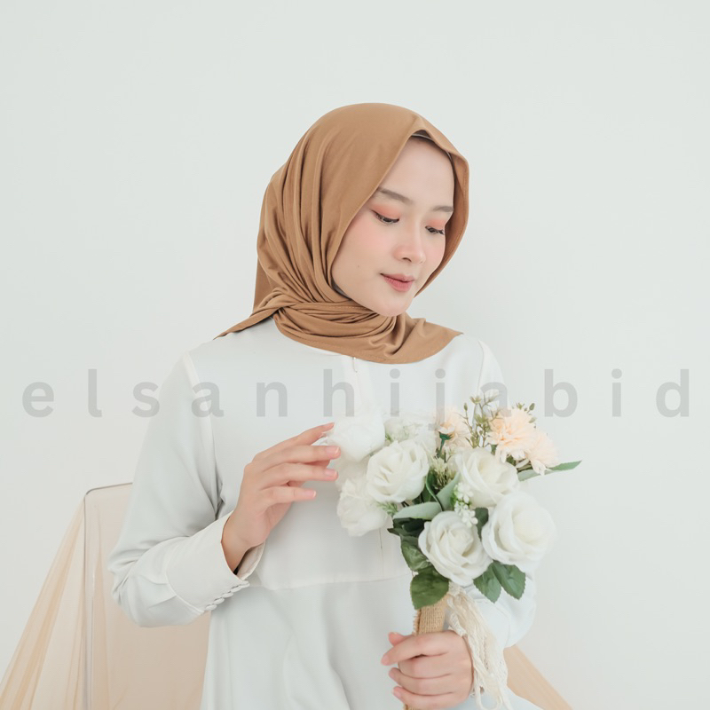 Pasmina kaos Spandek rayon Oval / pashmina kaos oval meleyot