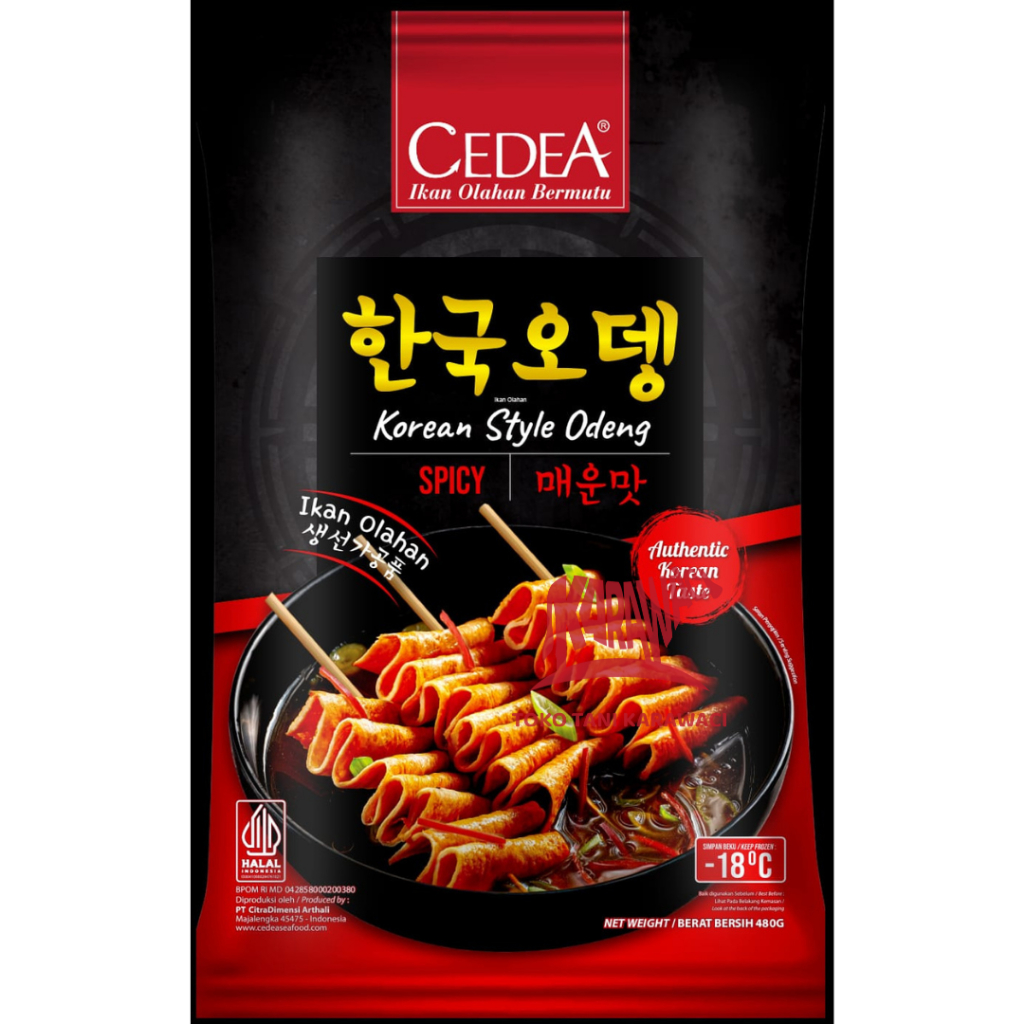 CEDEA Korean Odeng Spicy @480gr