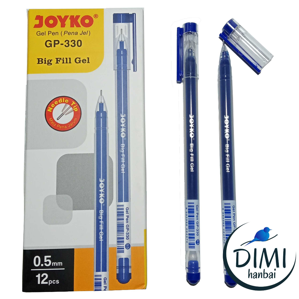 

[DIMI] Joyko Gel Pen Big Fill Satuan Pulpen Pena GP - 330 0.5mm