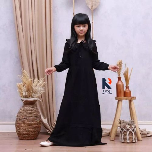 GAMIS ANAK | PEREMPUAN | SETELAN | SYARI | DRESS | RESLETING | DASTER | RAYON | KIDS | MIDI DRESS | 