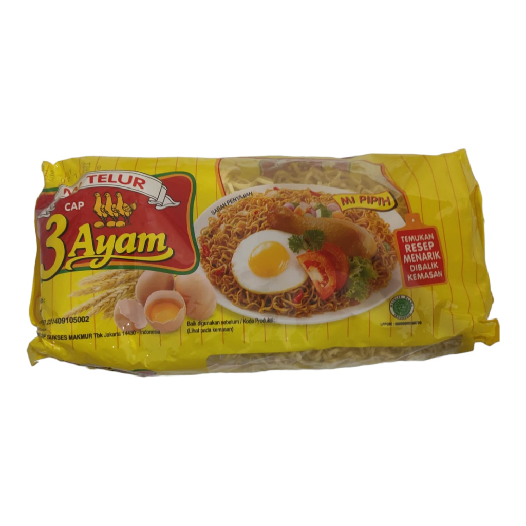 

Mie telur 3 ayam 200gram