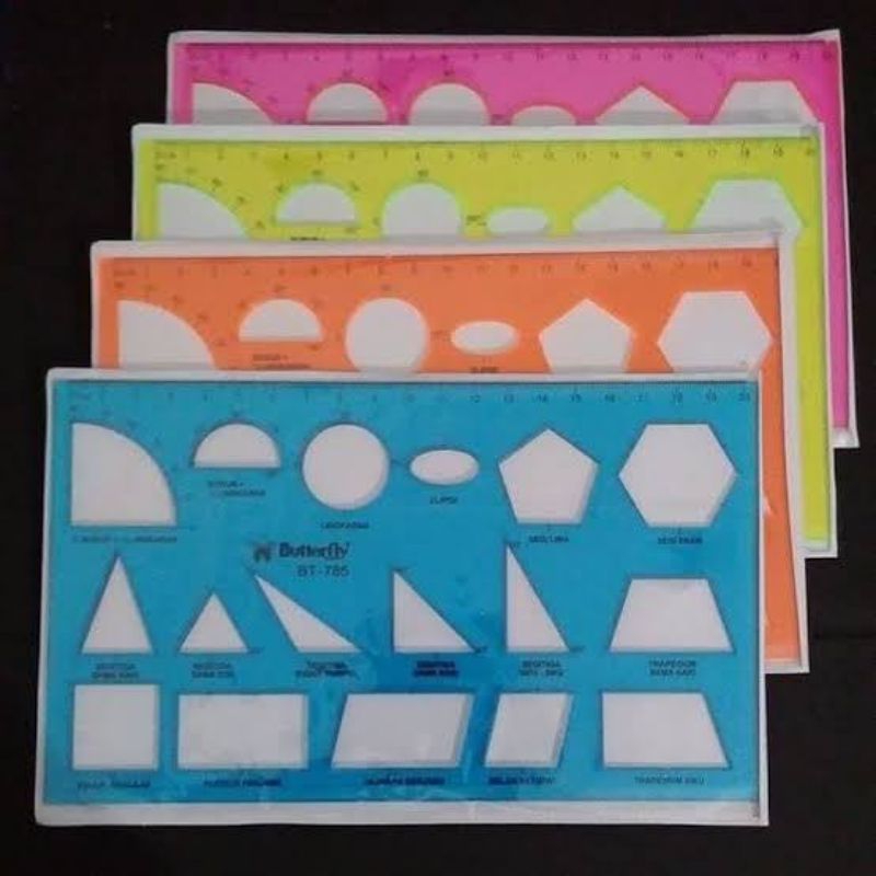 

Penggaris Bangun Ruang/Penggaris Lingkaran/Penggaris Murah