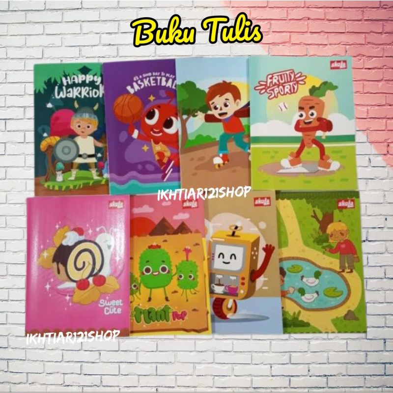 

1 Pack Buku Tulis Skola Berkualitas by SIDU isi 10 pcs