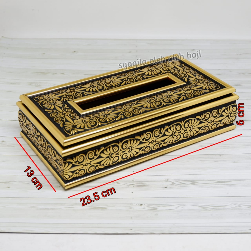 Tempat Tisu Mewah Box Tissu Elegant Wadah Tisue Minimalis Profil Batik