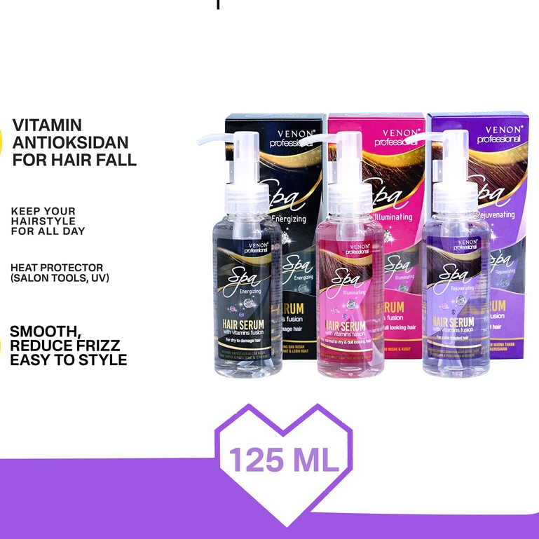 VENON Hair SPA with Vitamin Series 125ml - Vitamin Rambut / Serum Rambut / Hair Vitamin