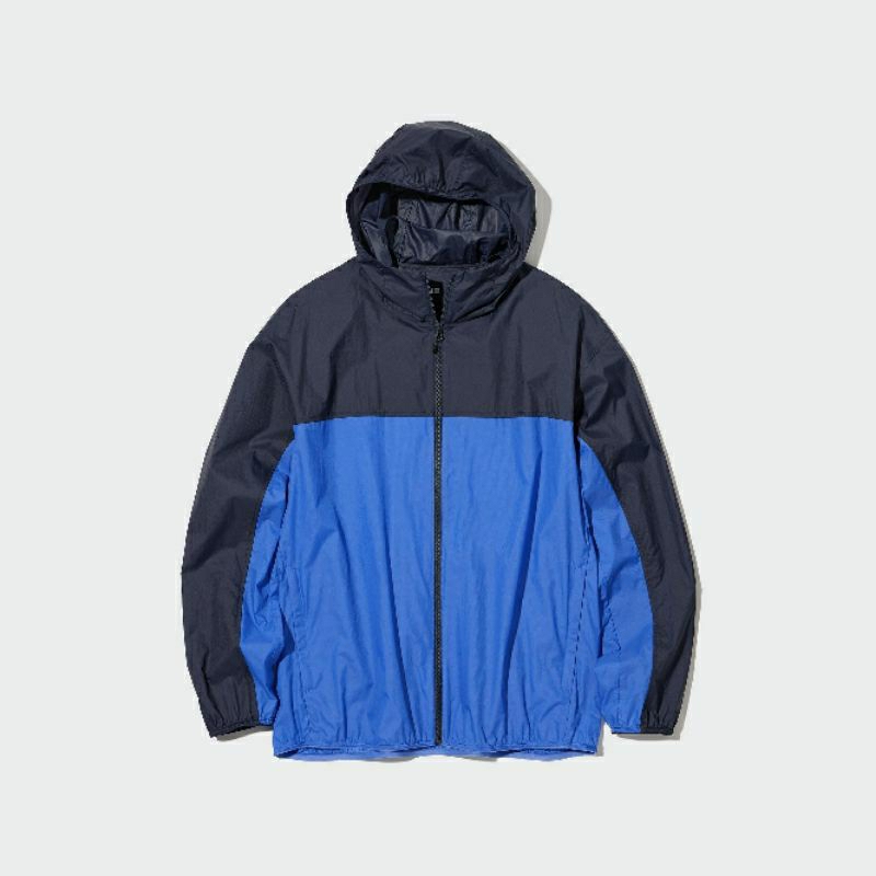 jaket uniqlo parka saku uv protection original