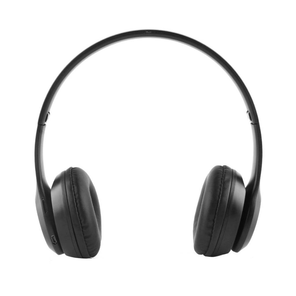 Headphone bluetooth wireless P47 5.0 + EDR portable earphone mega bass headset bando handphone hp support android &amp; ios - realoneacc