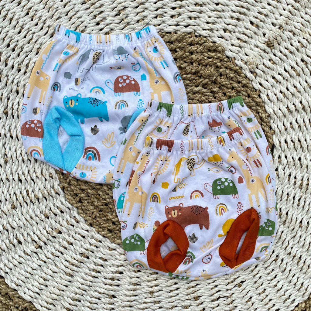 3 pcs celana pop bayi baru lahir celana pendek celana pop bayi DNW BABY