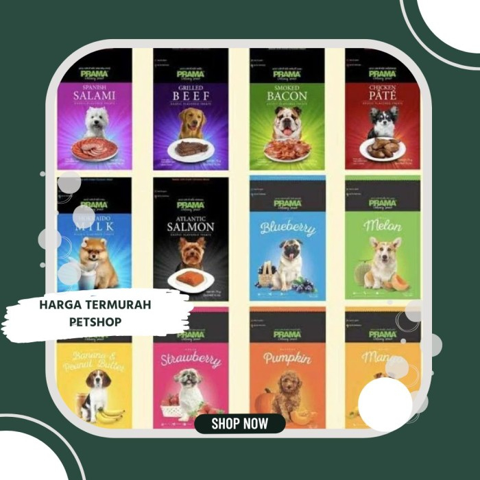 GROSIR PRAMA 70GR ALL VARIAN /SNACK ANJING