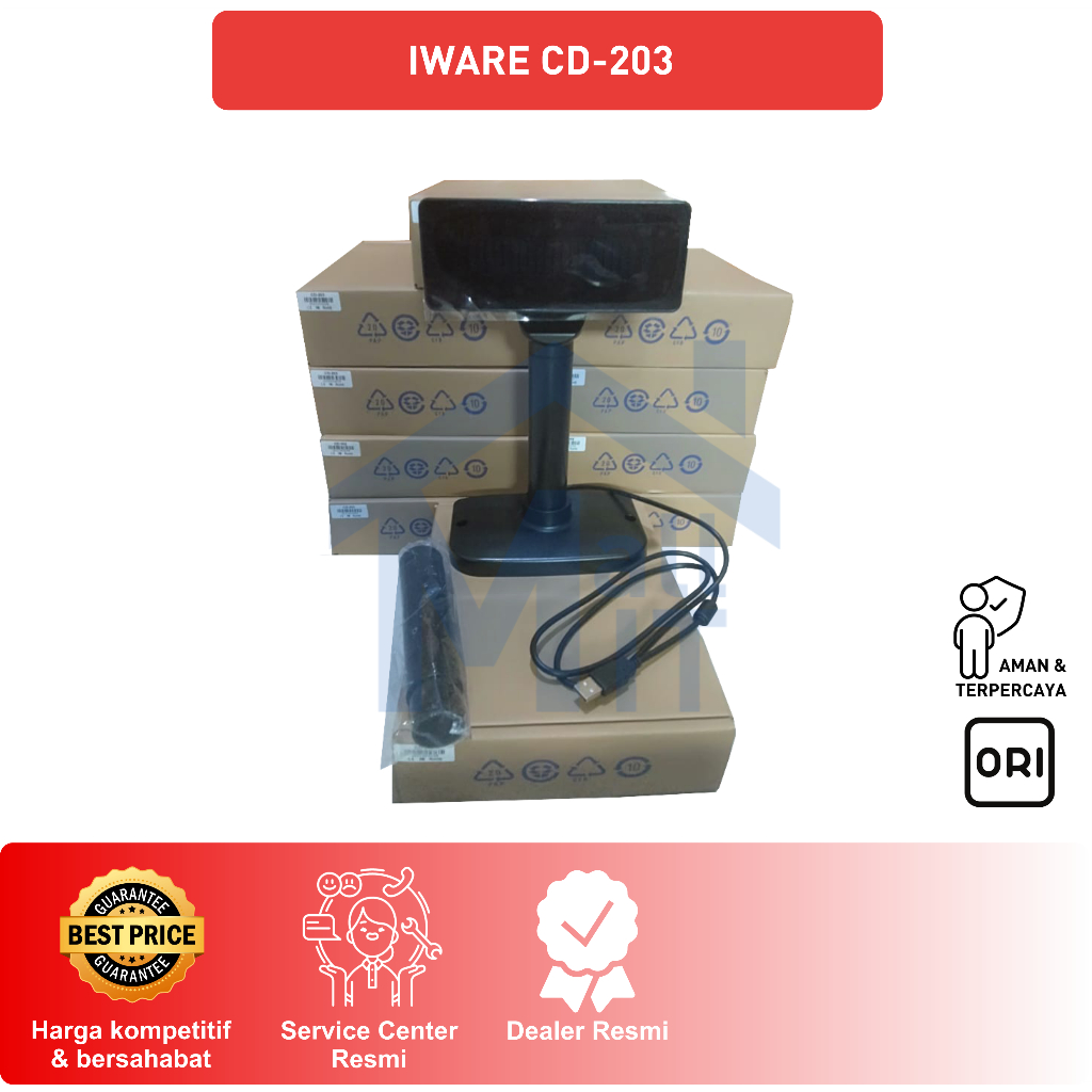 CUSTOMER DISPLAY IWARE POLE DISPLAY IWARE VPD CD-203