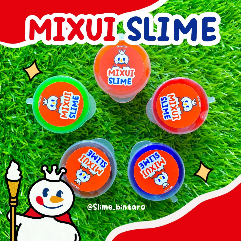 MIXUI SLIME 25 ML BY SLIME BINTARO || SLIME LUCU DAN BAGUS || SLIME BERKUALITAS || SLIME TERMURAH || SLIME TERCANTIK