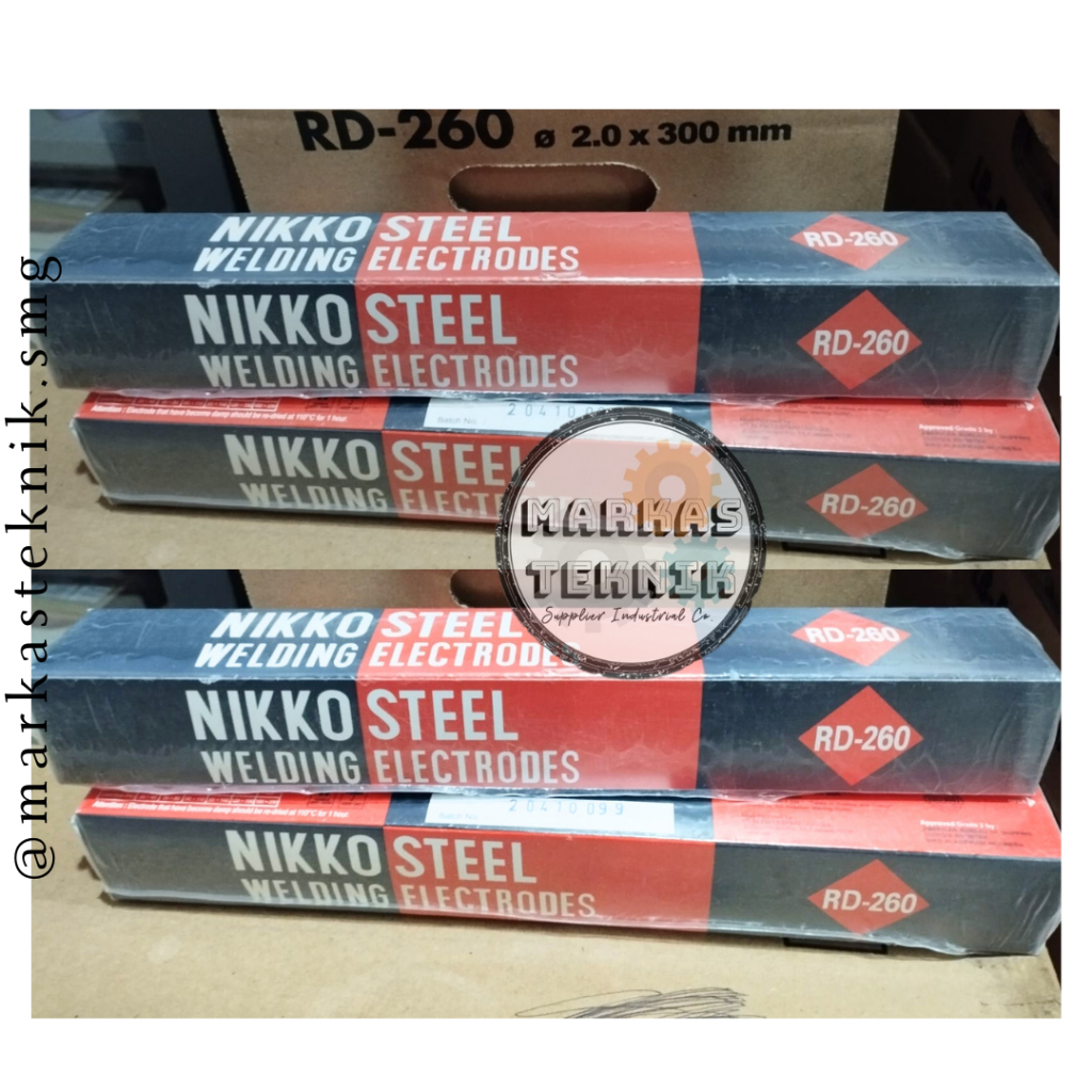 Kawat Las RD-260 2mm x 300mm (2KG) / Kawat Las RD 260 2 MM Per 2KG