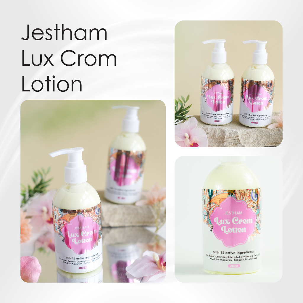 Ready stok ! Tidak Po Langsung Kirim Jestham Lux Crom Lotion