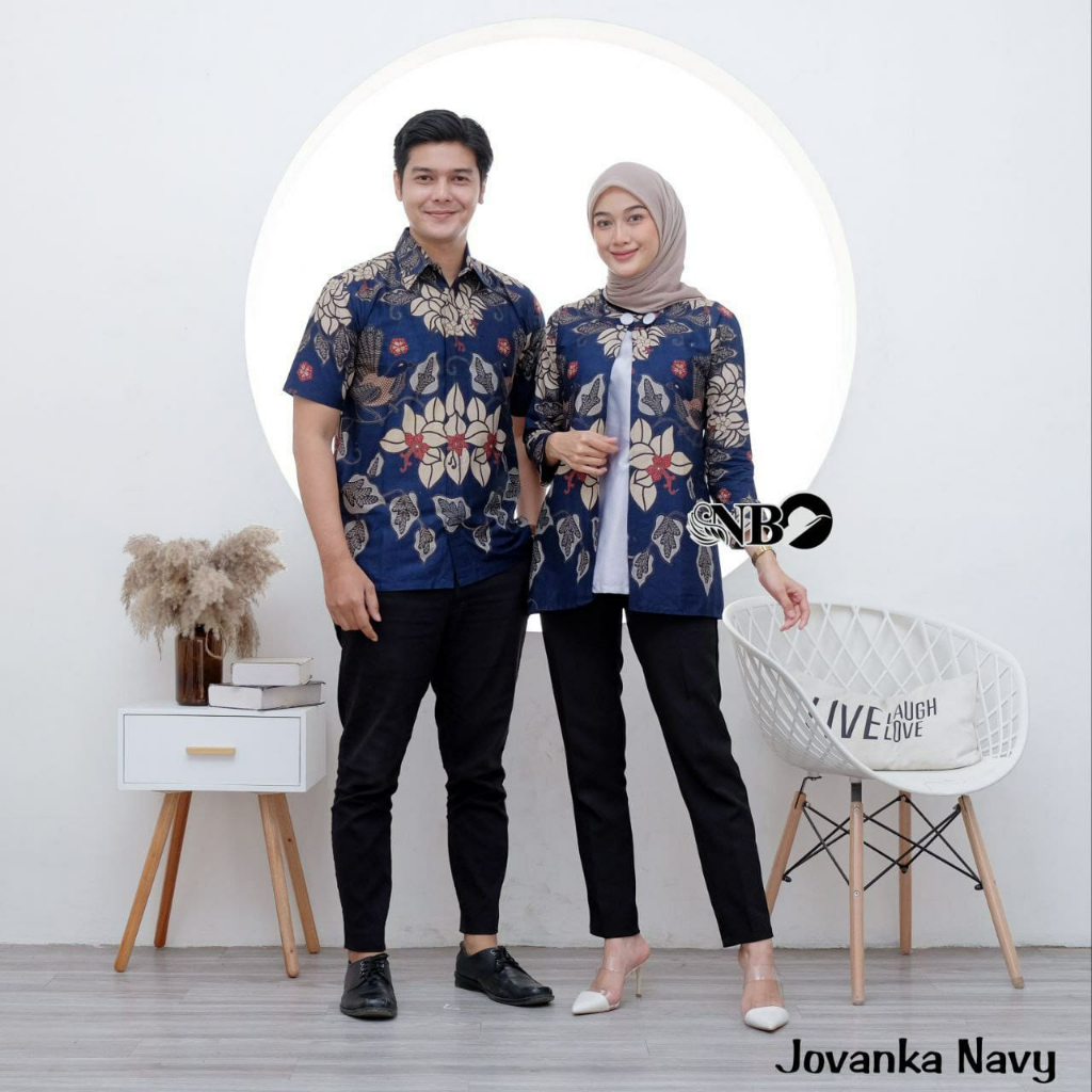 Batik Couple New Arrival Koleksi Batik Couple Kantor Seragam M L XL XXL