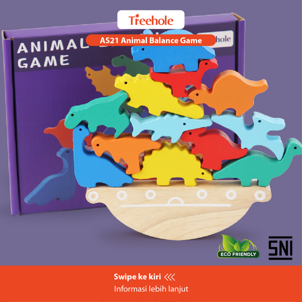 Animal Balance Puzzle/ Mainan Anak Edukasi Keseimbangan Puzzle
