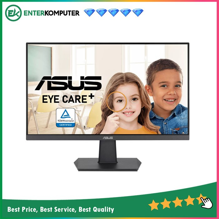 ASUS VA24EHF Eye Care Gaming Monitor 23.8&quot; FHD IPS Frameless 100Hz