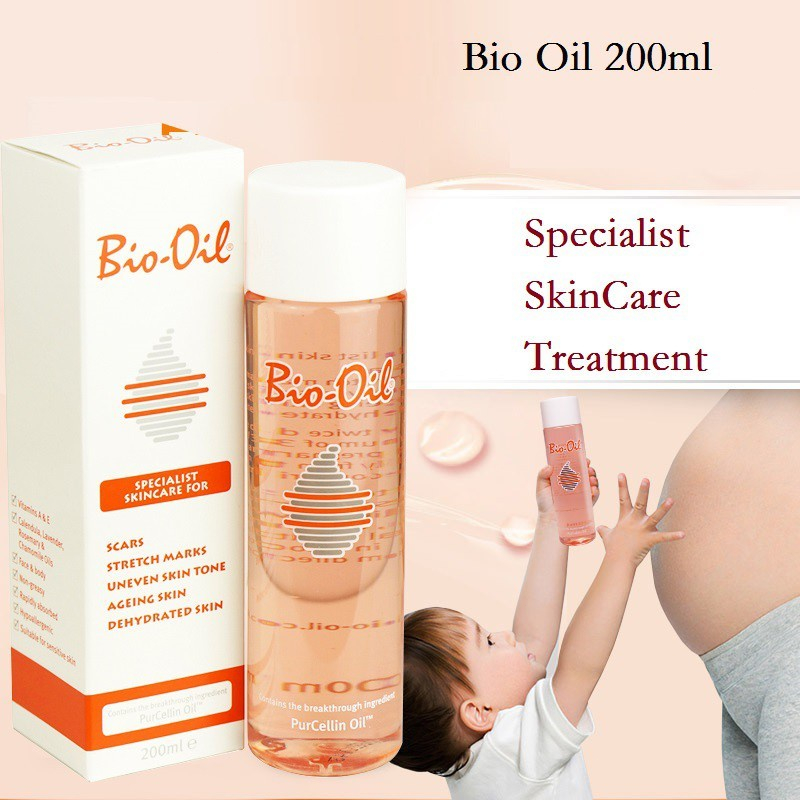 Bio Oil 200ml / Dry Skin Gel /Penghilang Bekas Luka/Stretch Mark/Penghilang Bekas Jerawat /Natural/Bio-Oil 200ml