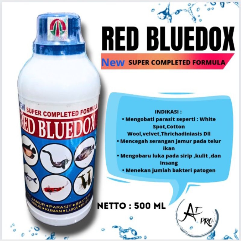 Obat Ikan Hias Anti Jamur Parasit Bakteri RED BLUEDOX 500ML