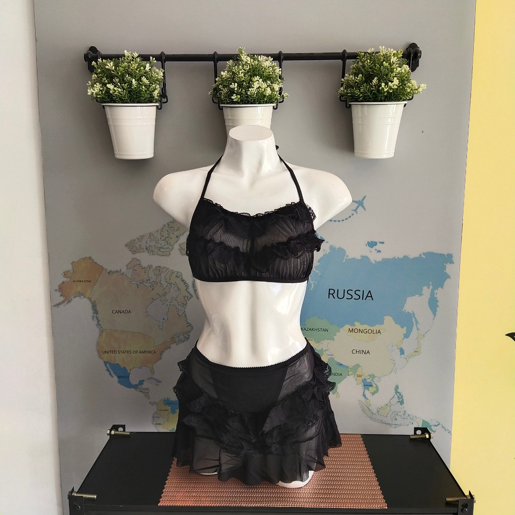 MIX 33 / SETELAN LINGERIE SEXY BRA SET JUMBO