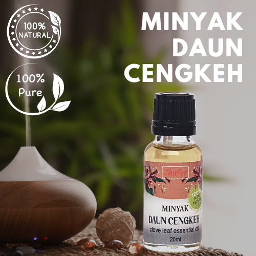Pure Clove Leaf Bud Essential Oil 20ml (Minyak Atsiri Cengkeh Murni)