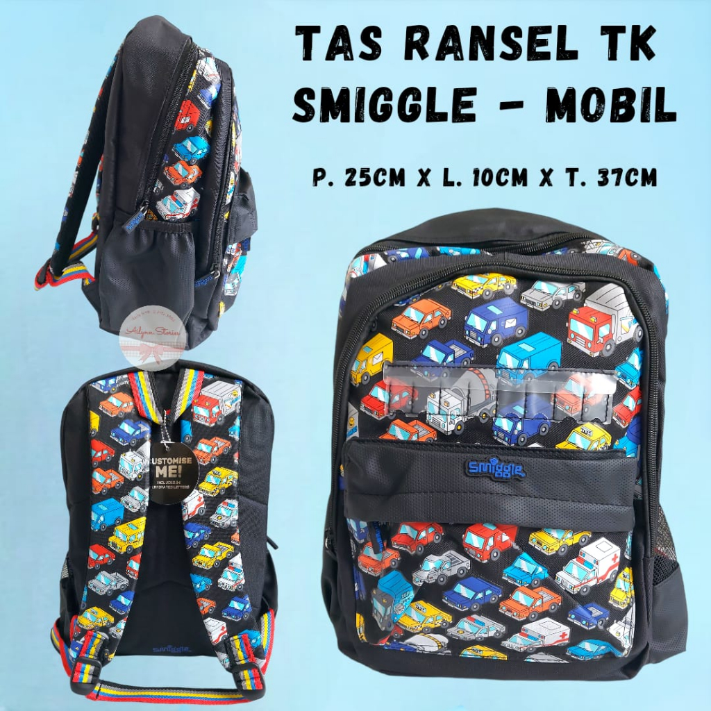 Tas Ransel Anak TK smiggle boneka koala / Astronot / Dino / Rabbit