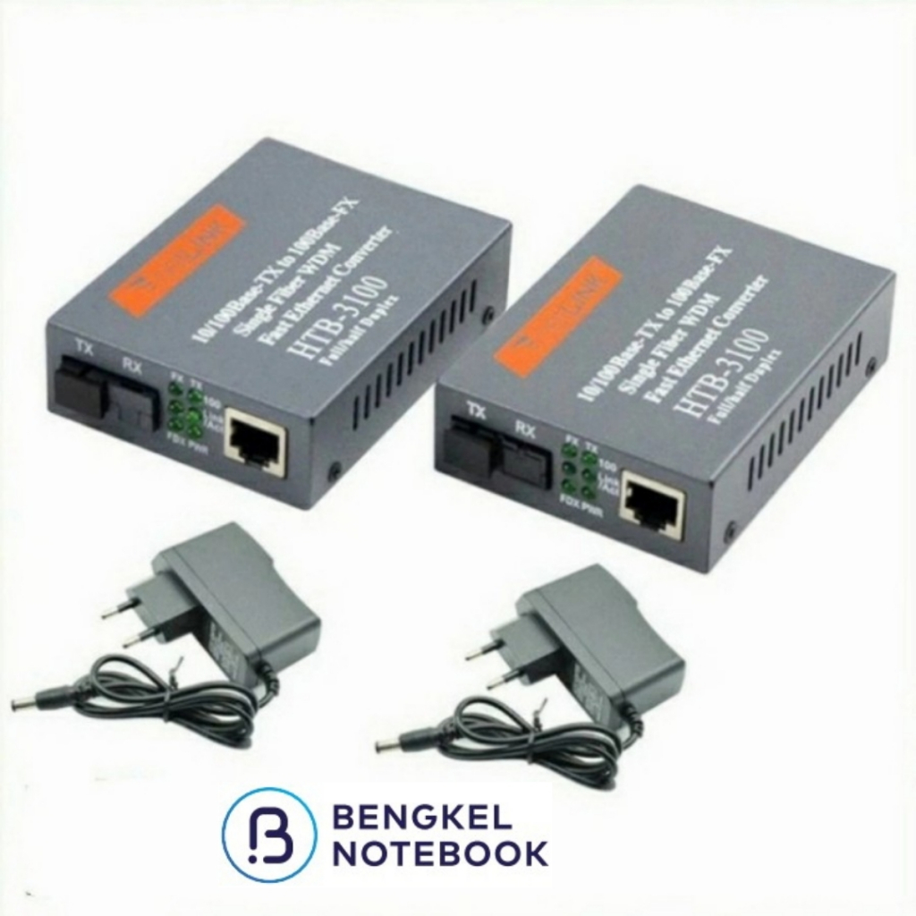 Netlink HTB-3100 GS-03 A/B Converter Fiber Optic RJ45