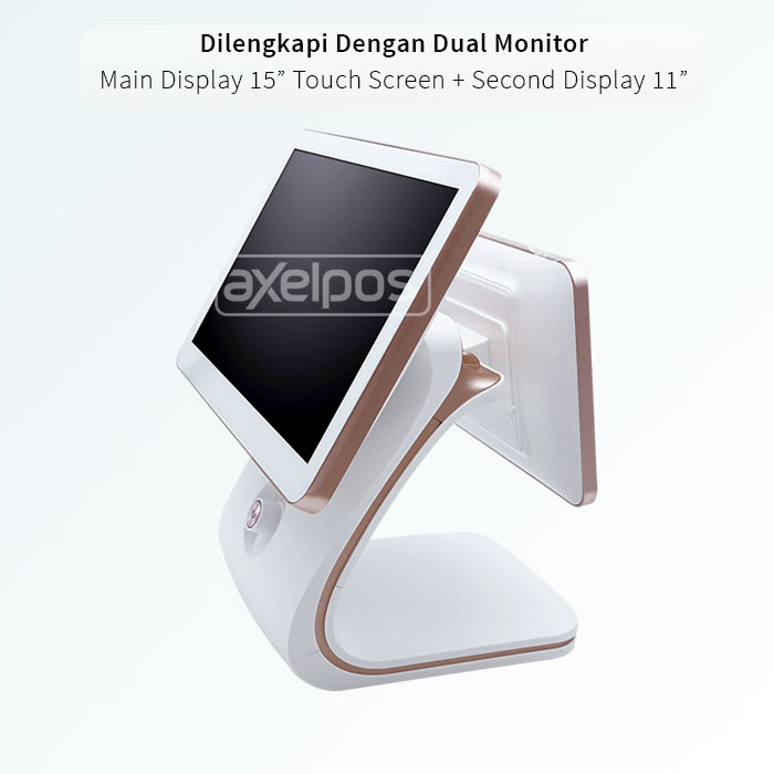 Pos All In One Mesin Kasir Android 11 IWARE PXA-P2 4/64GB Dual Monitor