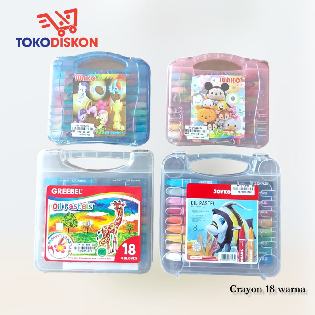 

Back To School Crayon 18 Warna Krayon Warna Non Toxic
