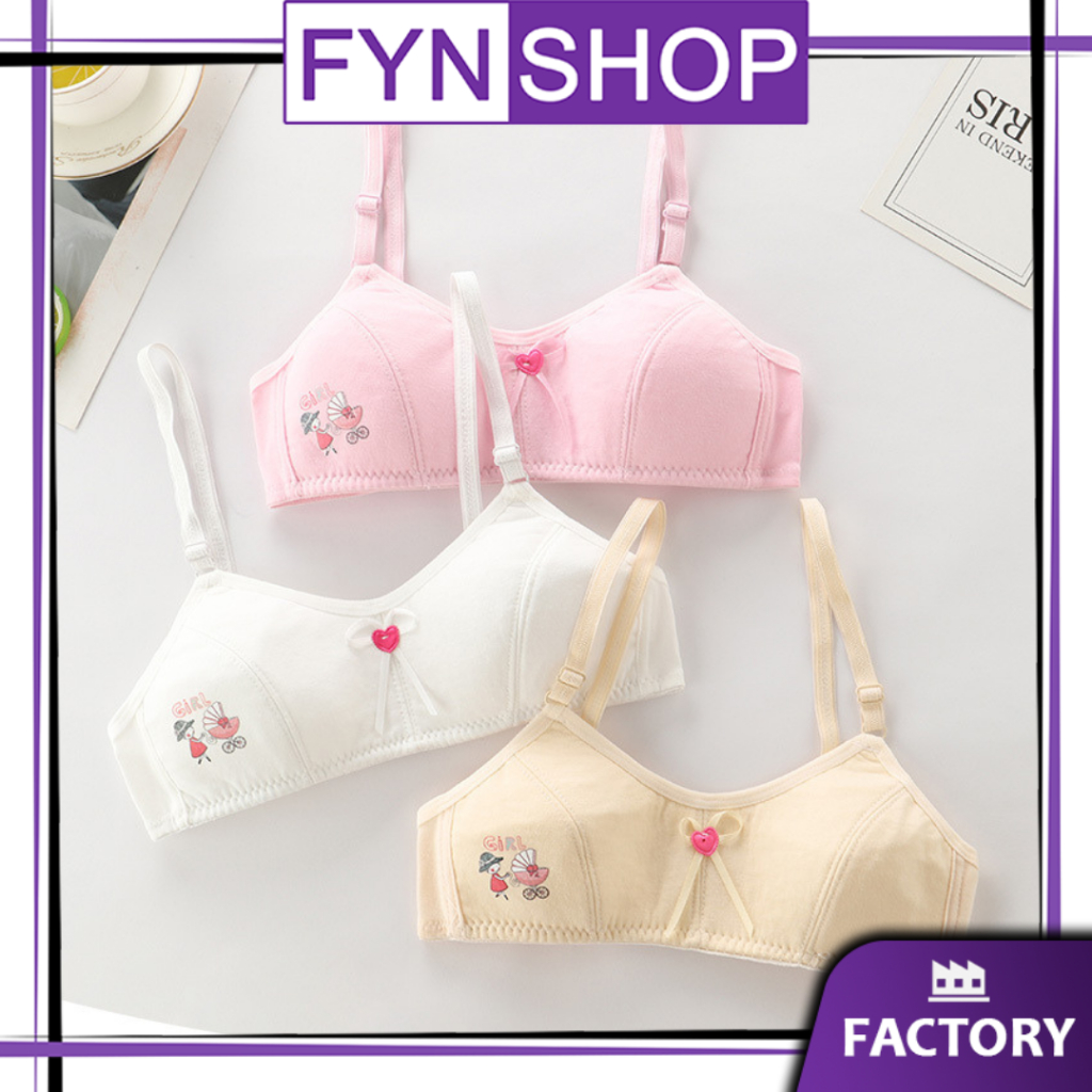 Fynshop ♛ UW121 Bra BH Remaja SD SMP Dengan Pengait Pakaian Dalam Anak Perempuan