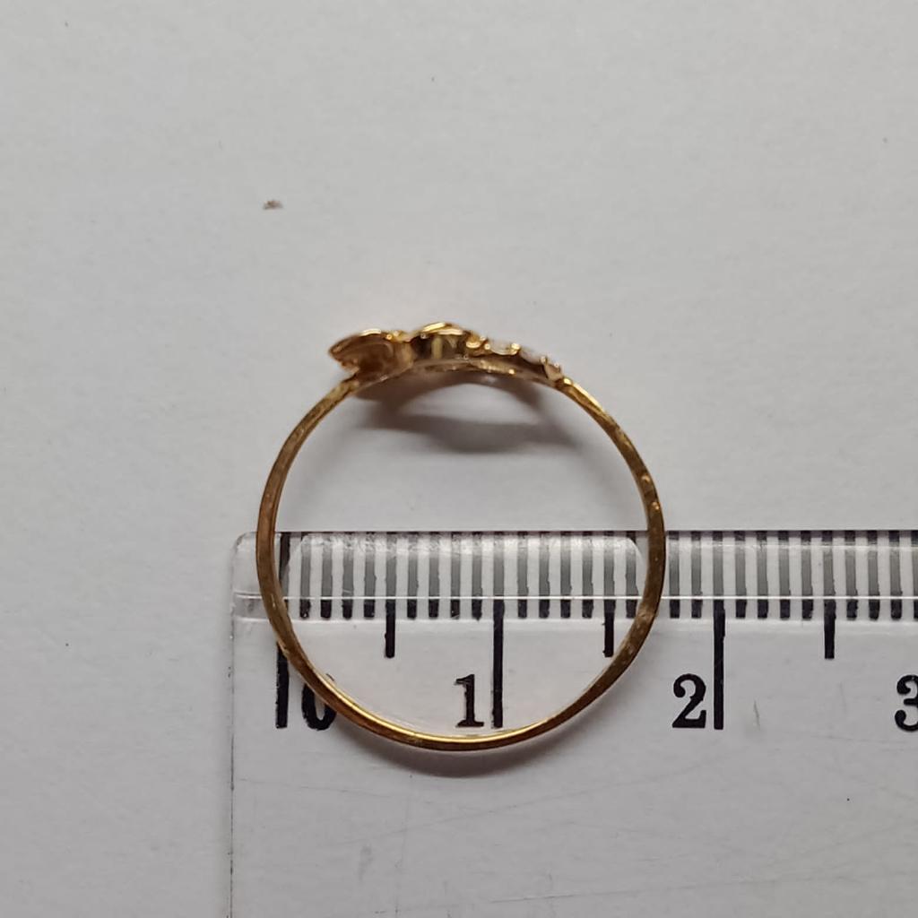 Cincin Emas 17K - 0.95 Gr Kadar 750 - 5378