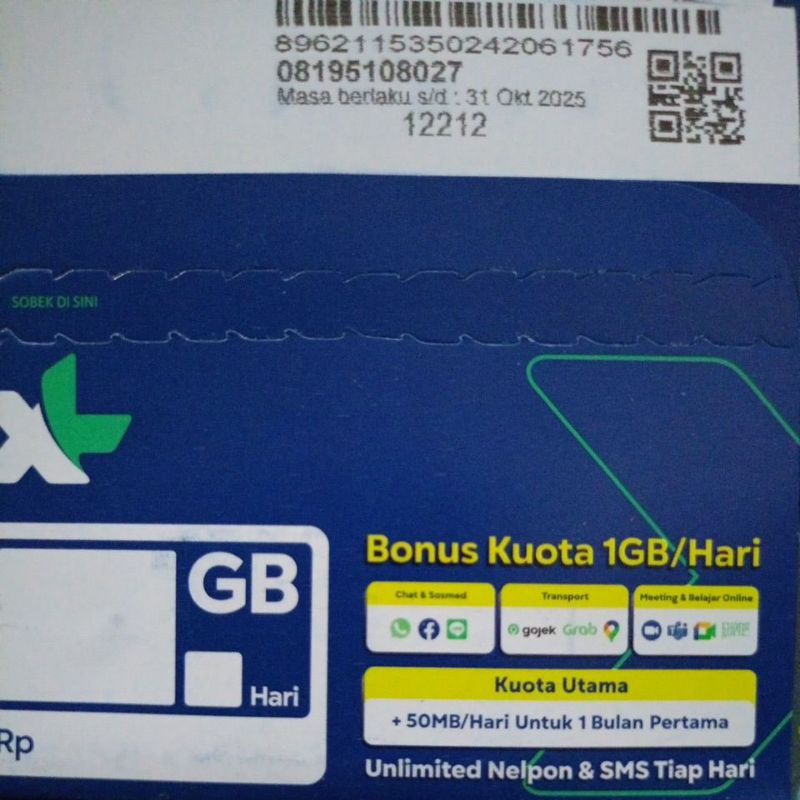 nomor xl cantik 11 digit super ngobrol murah