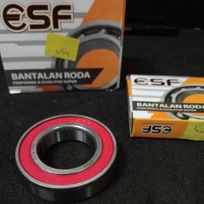 Bearing Lahar 6006 - 2RS Bearing Bantalan Roda Motor Roda Depan - Belakang / Laher / Lahar / Lakar /
