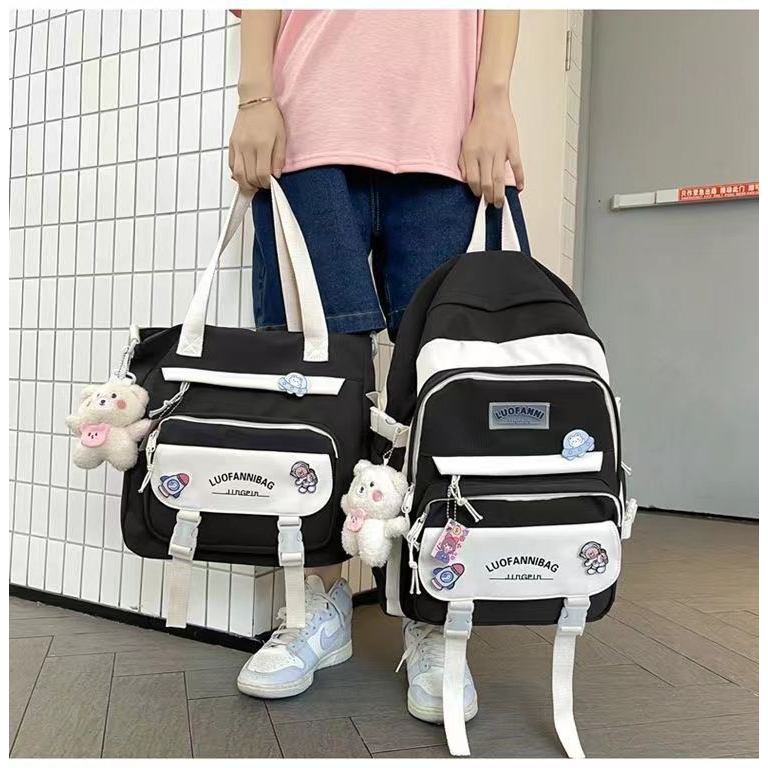 136785 Tas Punggung Ransel Sekolah Backpack Anak Import 2 in 1 (1 KG MUAT 1) EL6785