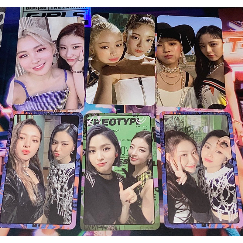 ITZY RYUJIN UNIT wannabe not shy official photocard ryeji jinlia 2shin ryuryeong