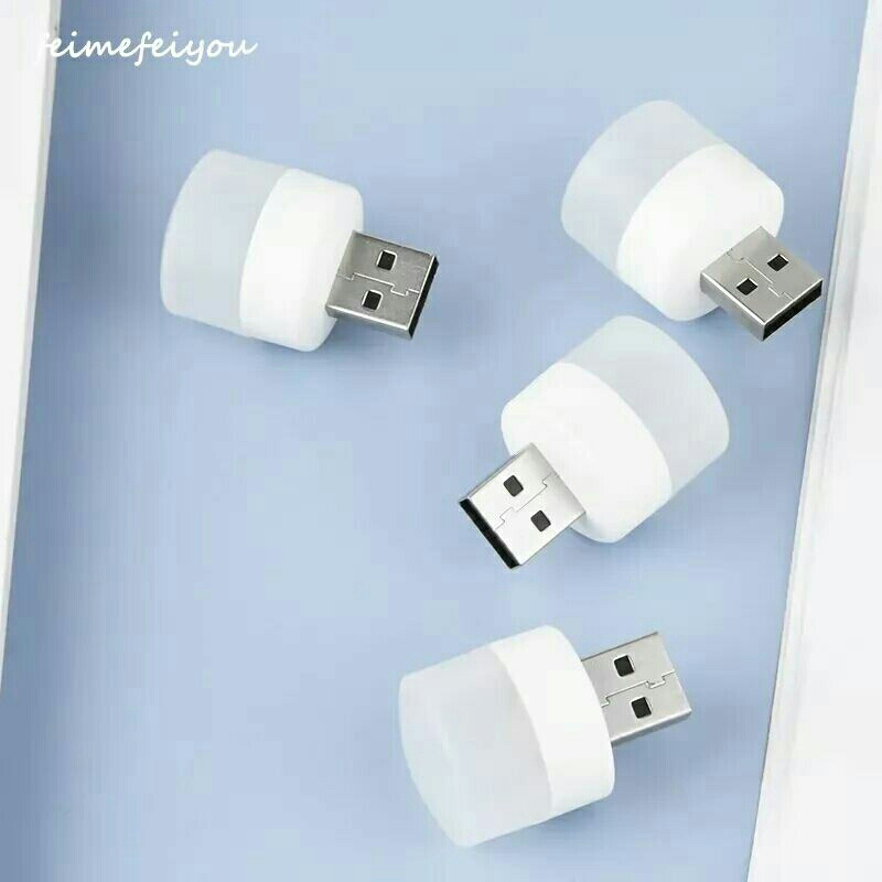 Lampu LED Mini USB Portable Lampu Tidur Penerangan USB