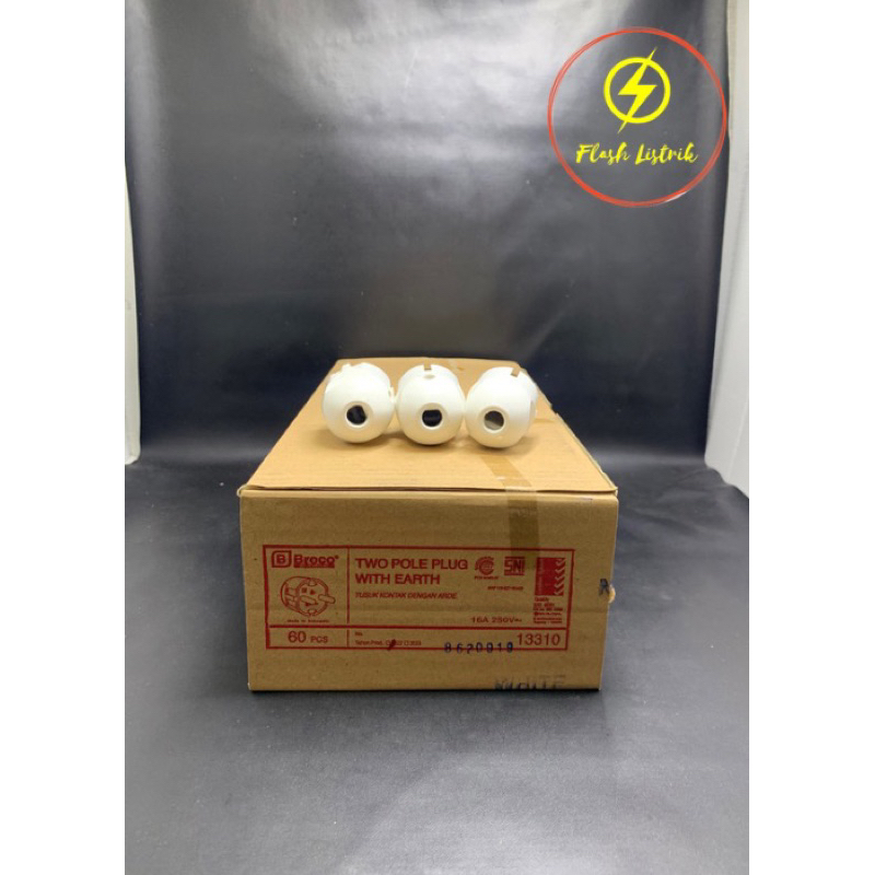 [Broco] Steker Arde Broco 13310 Colokan Kabel Listrik