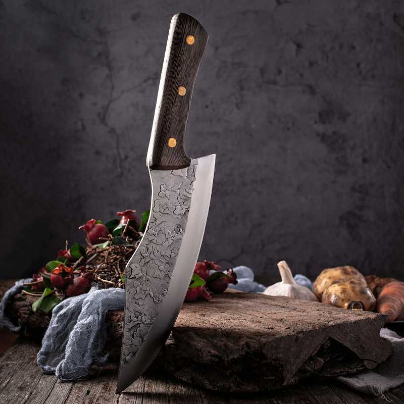 Pisau Dapur Daging Stainless Steel Skinning Deboning Knife Piso Perlengkapan Potong Daging Tajam Anti Karat