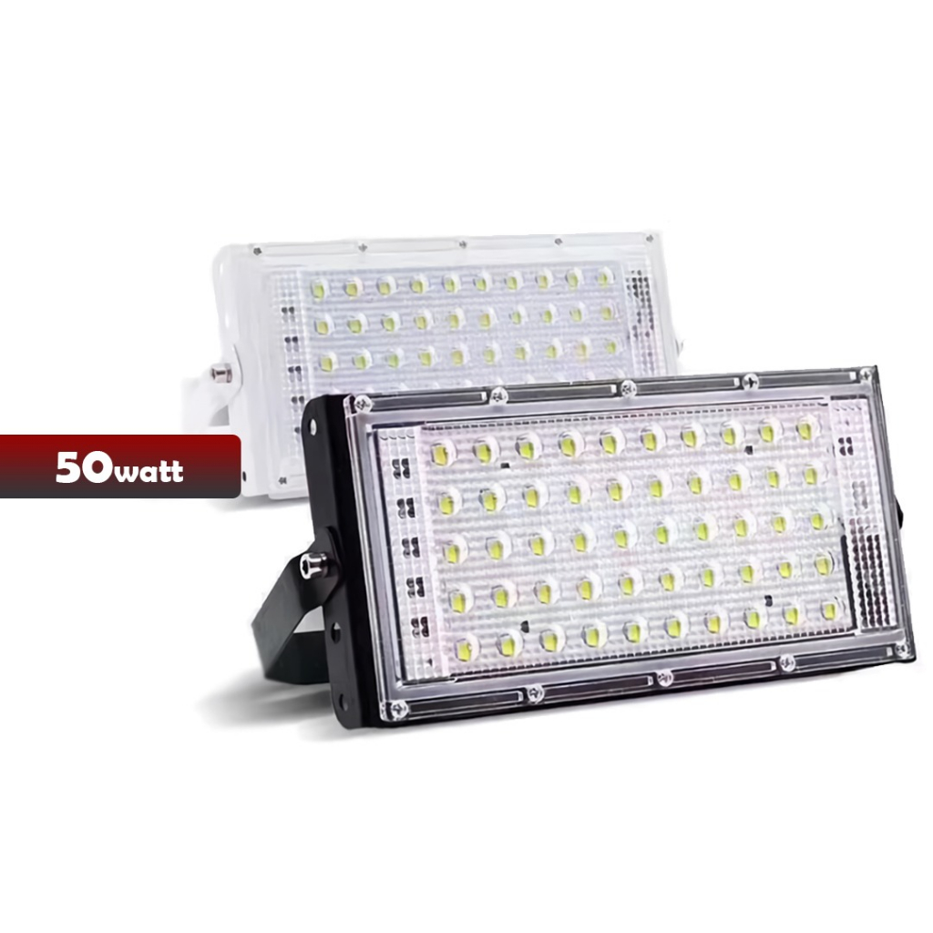 LAMPU SOROT LED tembak slim SMD 50w 50 watt floodlig -YOYOSOO