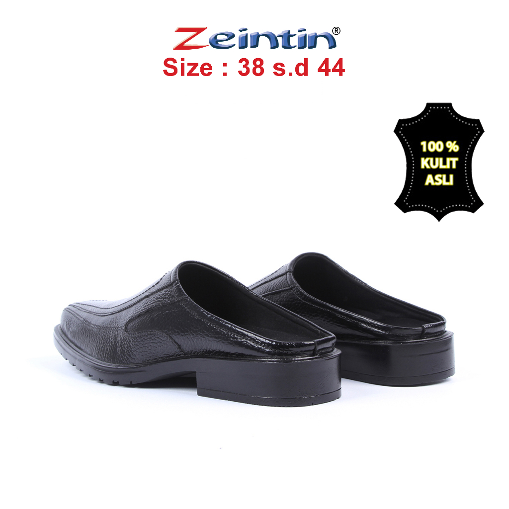 Zeintin - Sandal Selop Pria Sepatu Pria Slop Pantofel Loafers Kulit Asli  Bustong Laki laki Sendal Tutong Casual Pansus Kasual Formal Fashion Sepatu Kerja Pria Nyaman | AJ